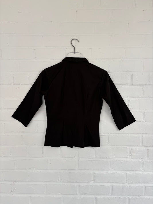 Agnés B Big Button Long Sleeve Shirt