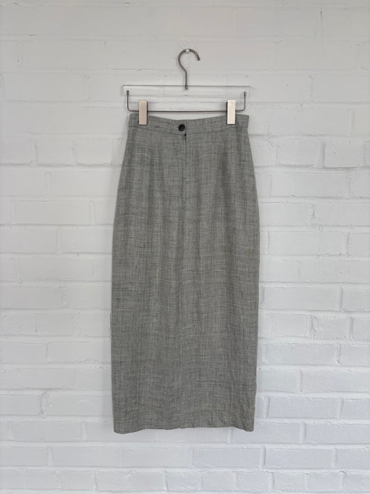 Chantal Thomass Linen Midi Skirt