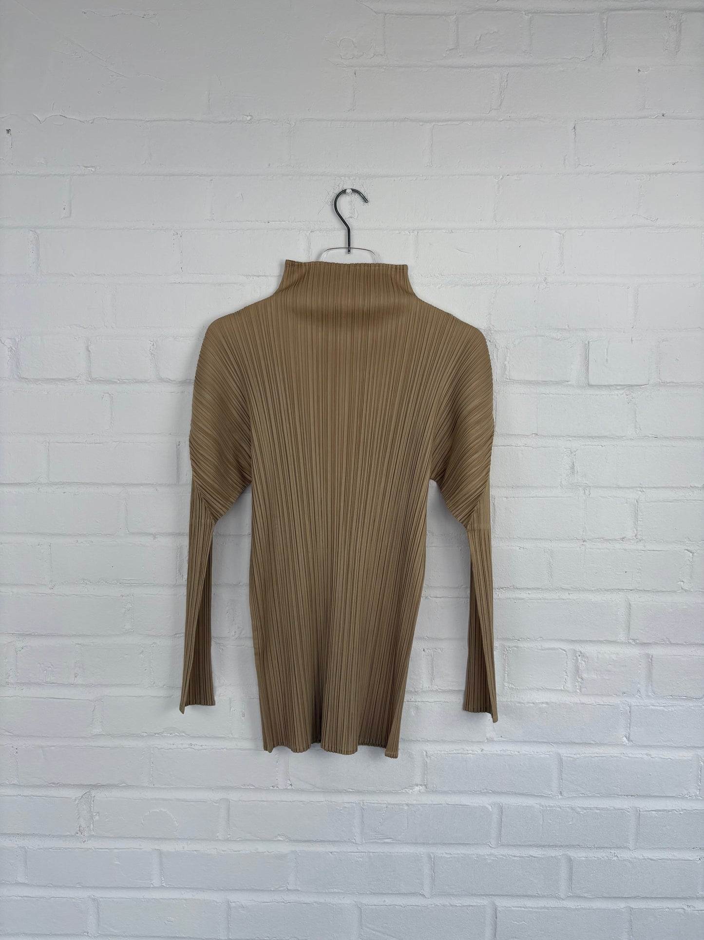 Issey Miyake A/W 1993 Pleated High Neck Blouse