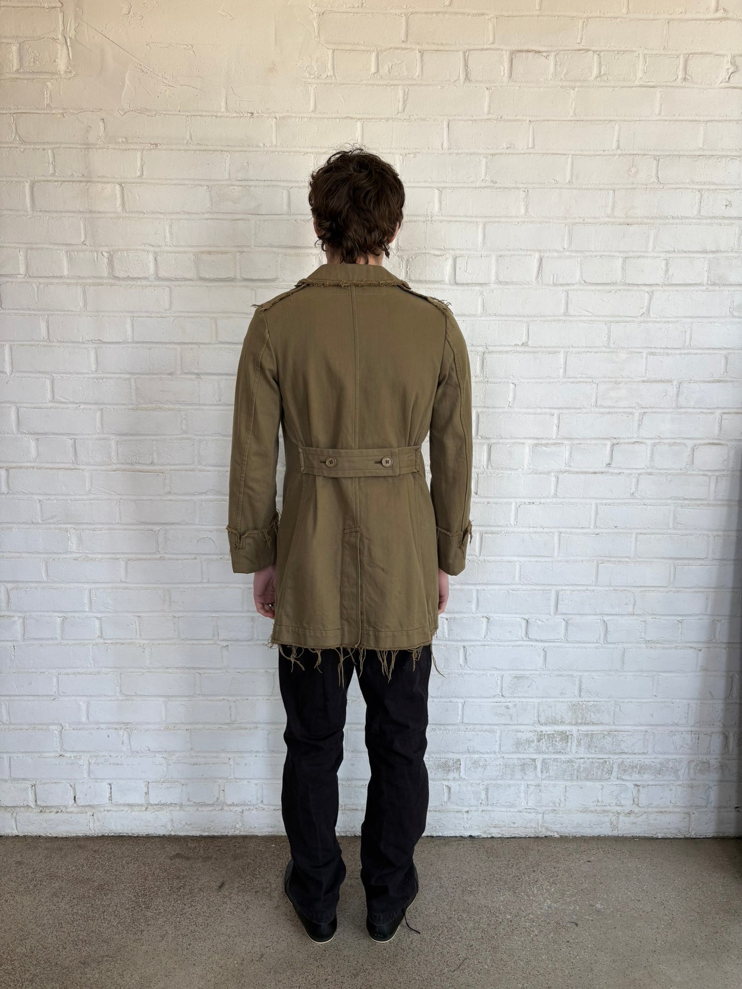 Junya Watanabe MAN 2003 Distressed Military Pea Coat