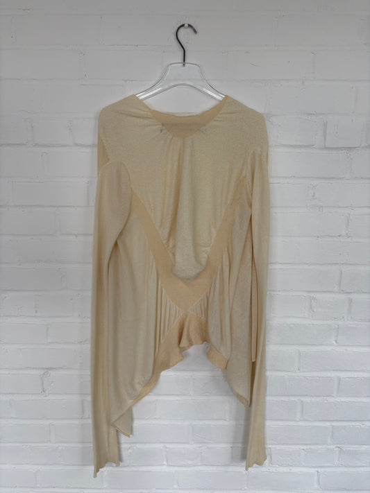 Rick Owens S/S 2007 White Cardigan
