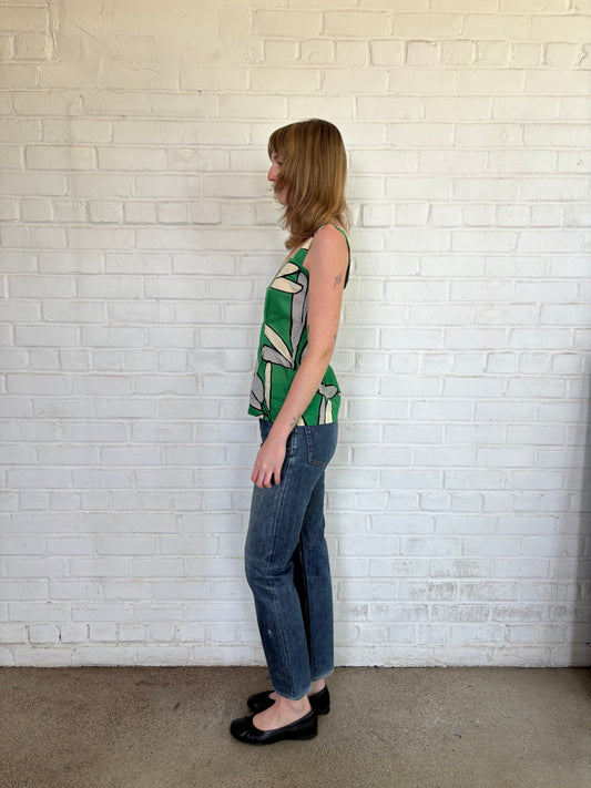 Marni Cotton Flower Print Top