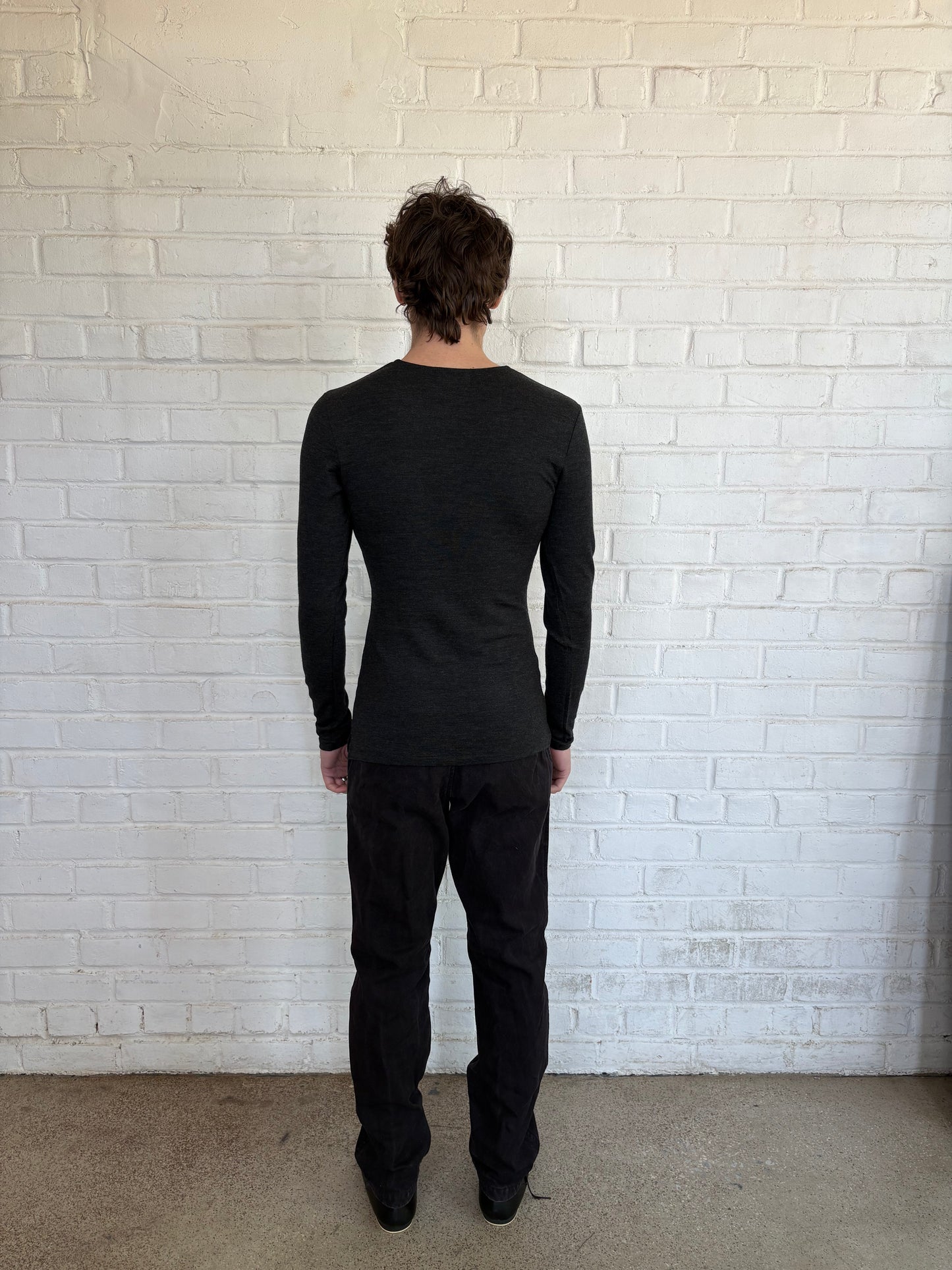 Yohji Yamamoto A/W 1991 Felt Patch Wool Jersey