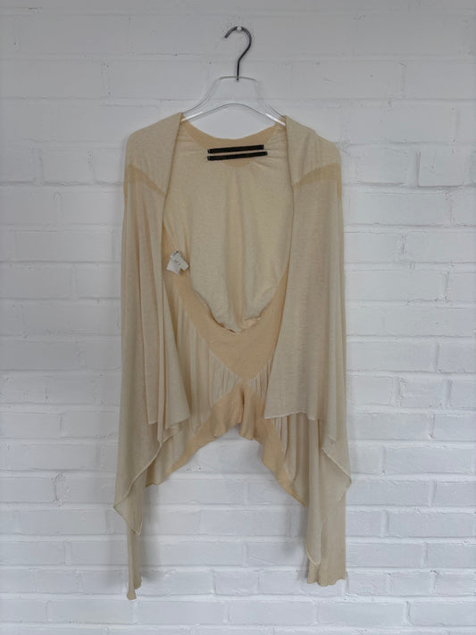 Rick Owens S/S 2007 White Cardigan