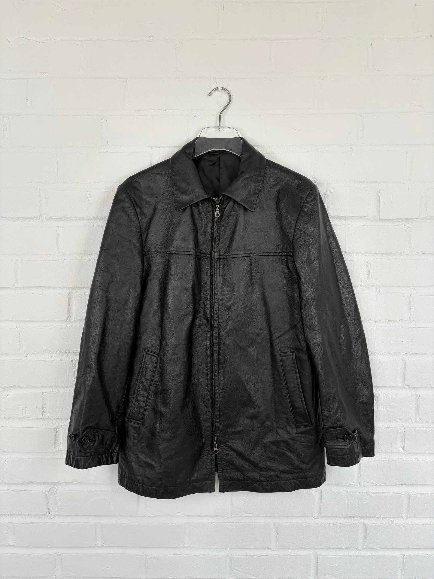 Yohji Yamamoto 1990's Double Zip Leather Jacket