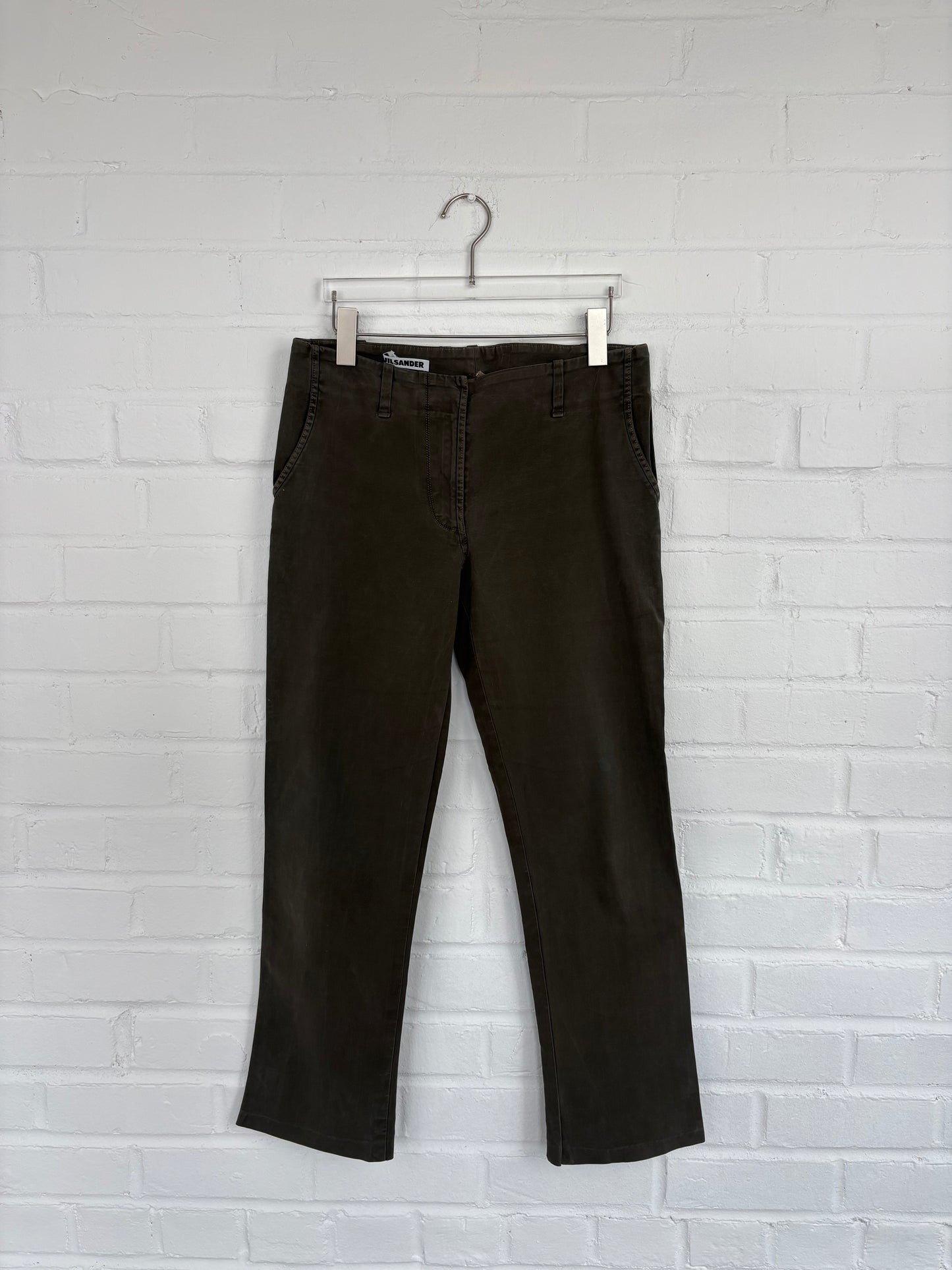 JIL SANDER Waxed Trousers