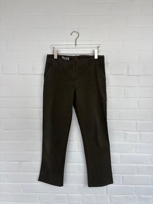 JIL SANDER Waxed Trousers