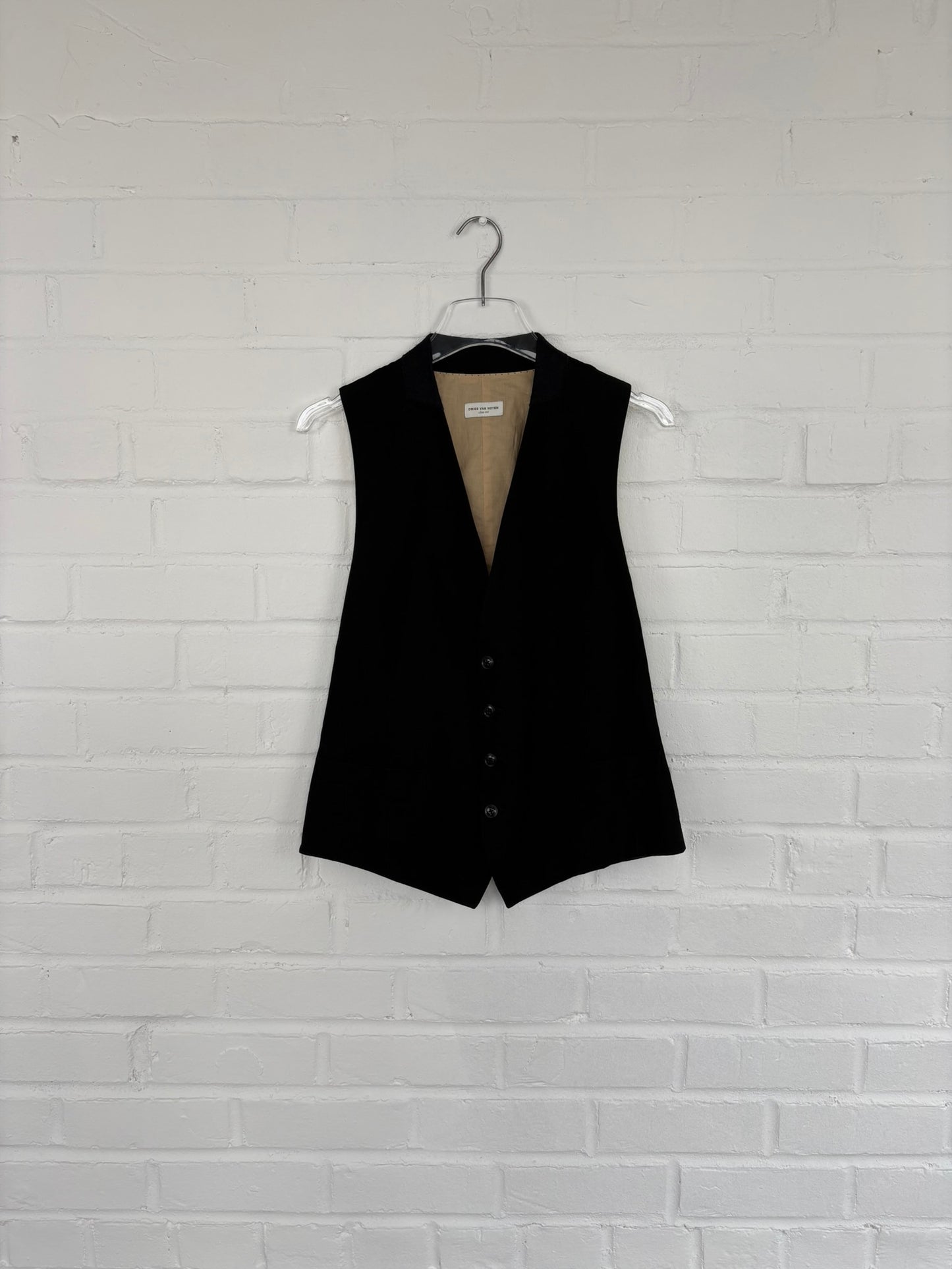 Dries Van Noten 3-Piece Cotton Shawl Collar Suit