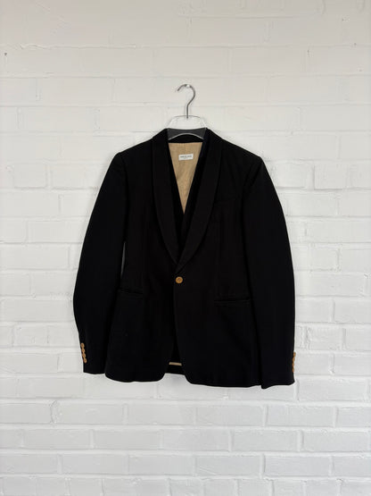 Dries Van Noten 3-Piece Cotton Shawl Collar Suit