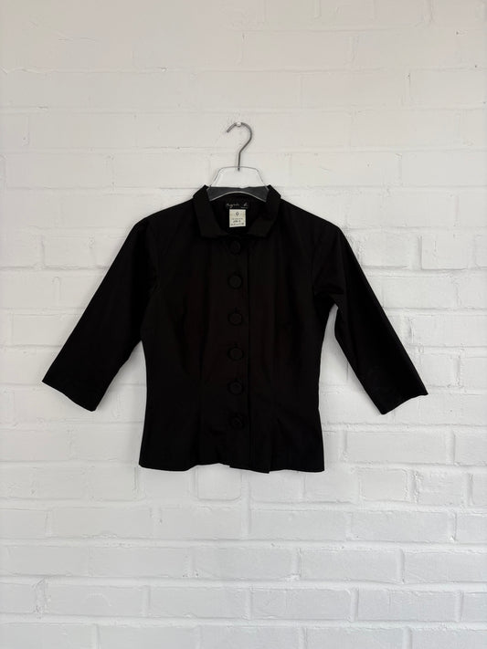 Agnés B Big Button Long Sleeve Shirt
