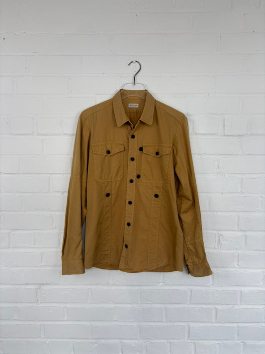 Dries Van Noten Early 2000's Button Decorated Military Shirt