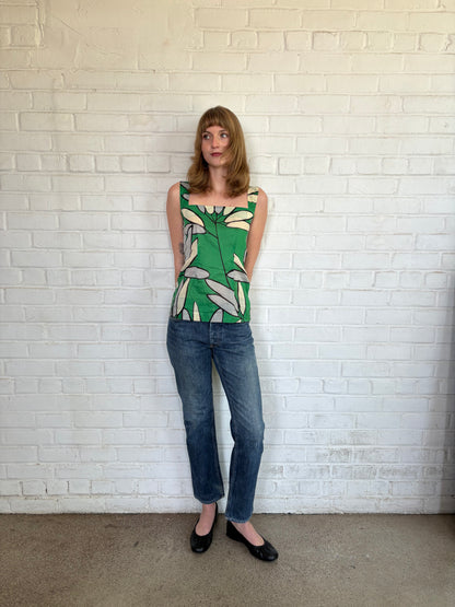 Marni Cotton Flower Print Top