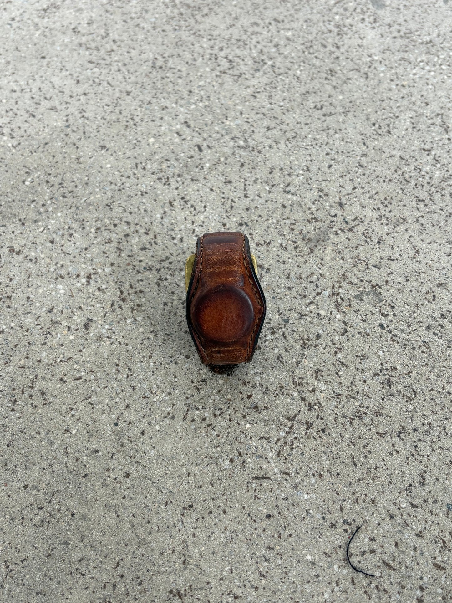 Mihara Yasuhiro Invisible Cowhide Leather Watch