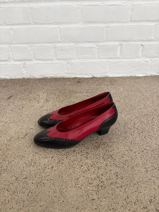 Celine 1980's Perforated Heels