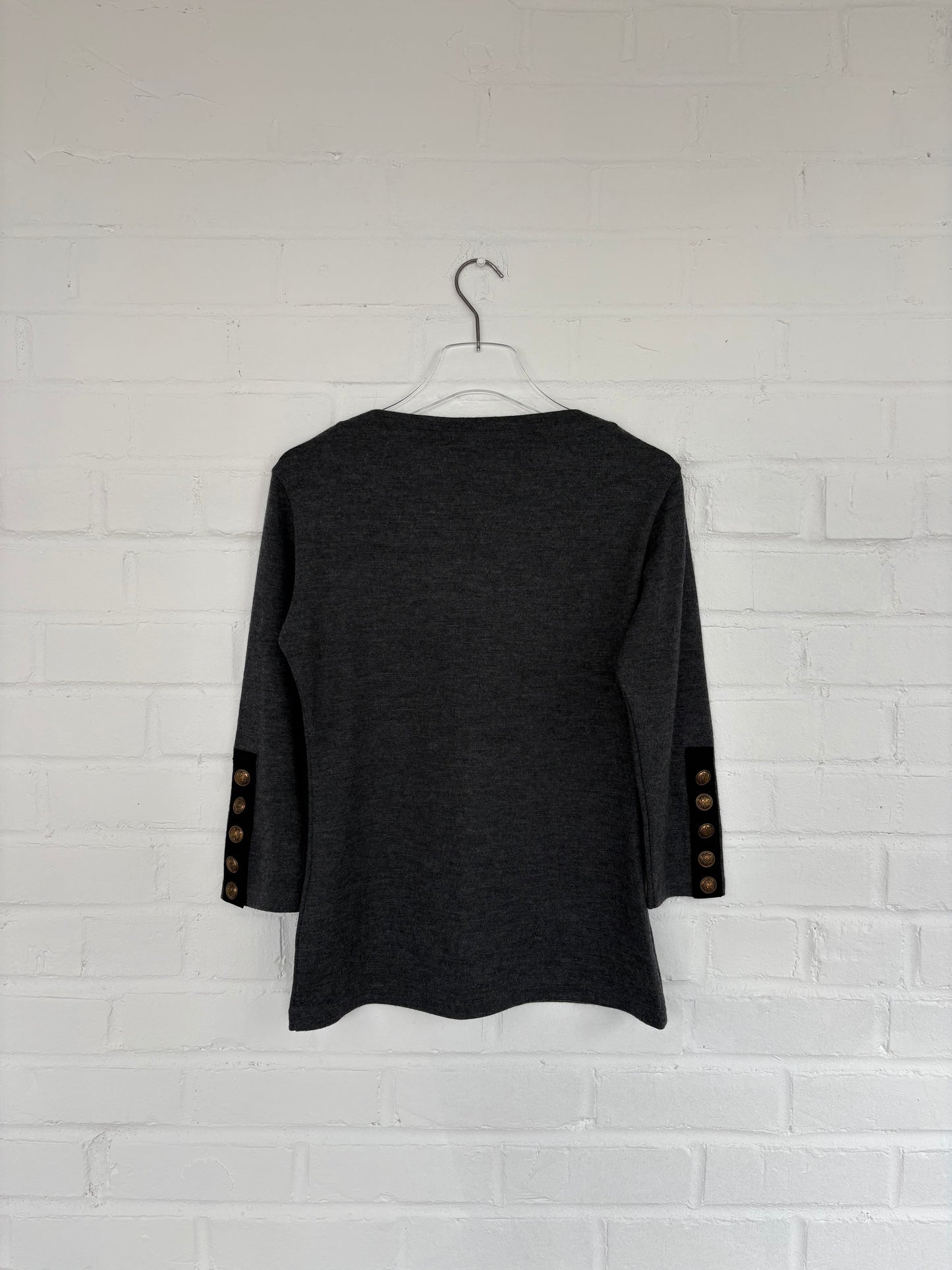 Tricot Comme Des Garçons 2011 A/W Wool Top with Buttoned Sleeves