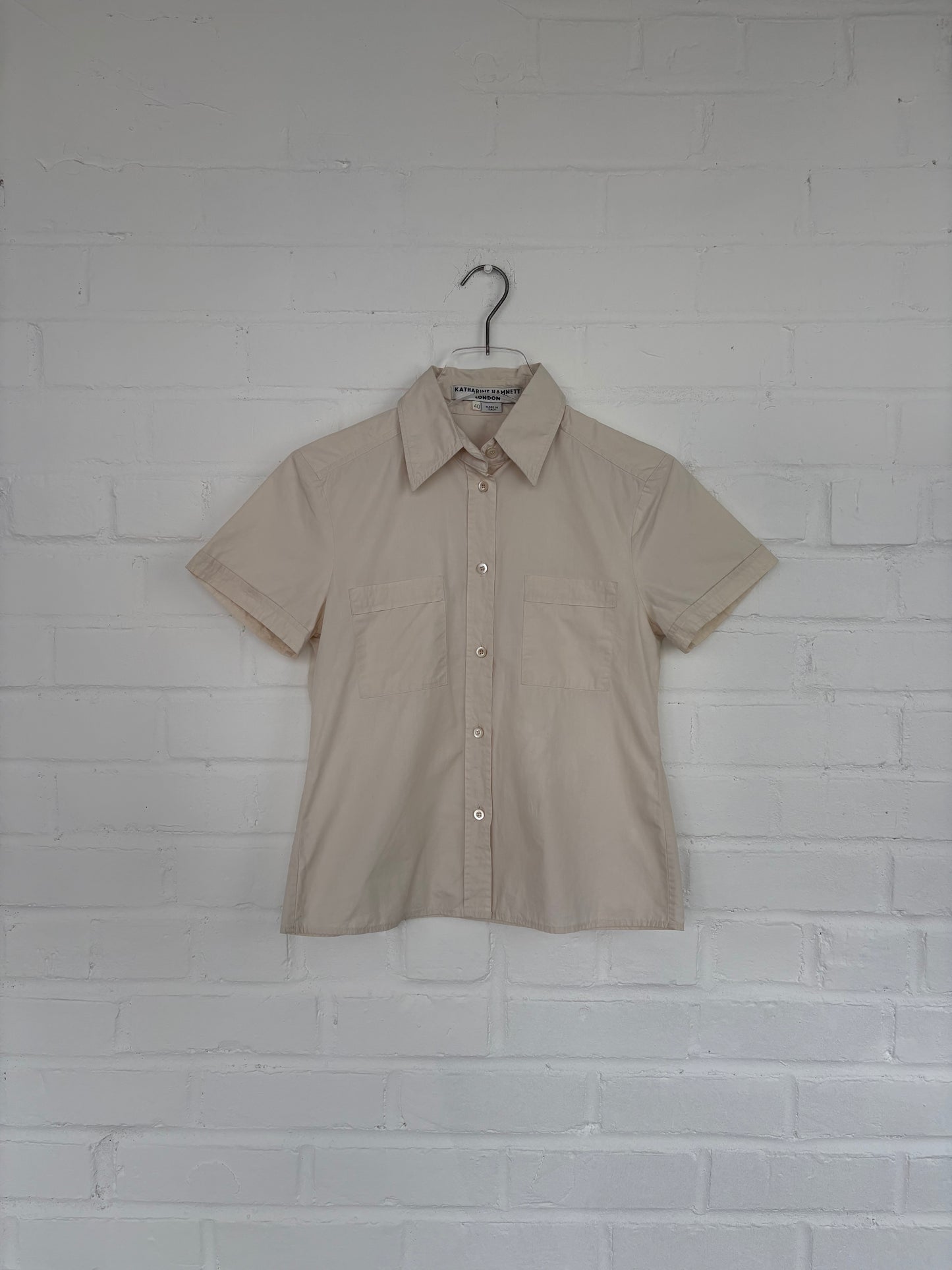 Katharine Hamnett Double Pocket Short Sleeve Shirt