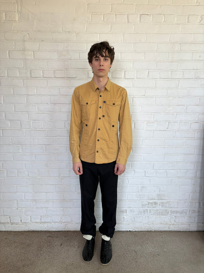Dries Van Noten Early 2000's Button Decorated Military Shirt