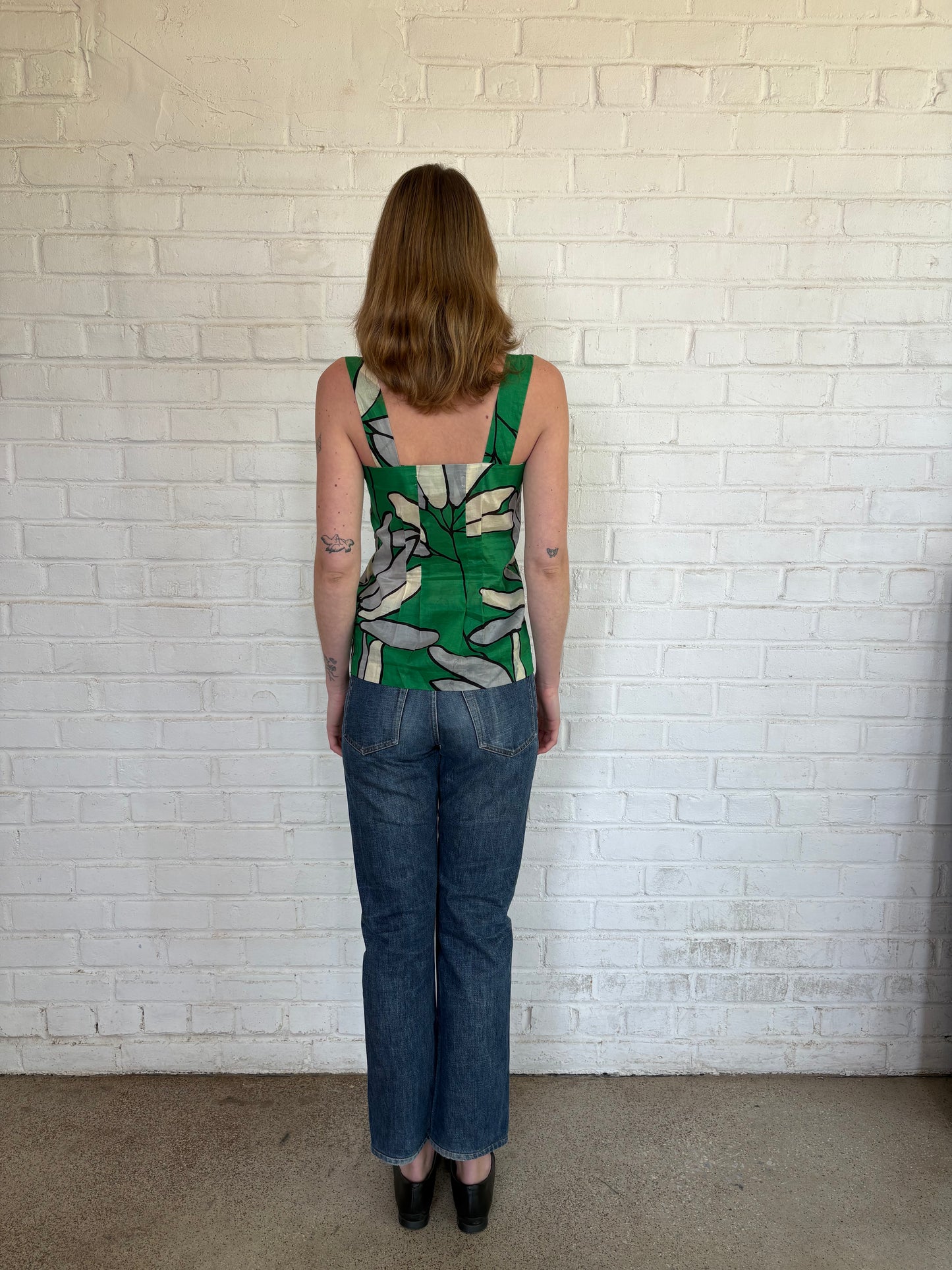 Marni Cotton Flower Print Top