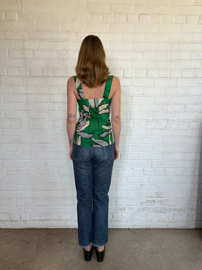 Marni Cotton Flower Print Top