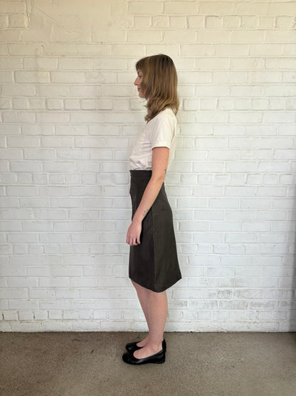 Anne Valerie Hash Buttoned Midi Skirt