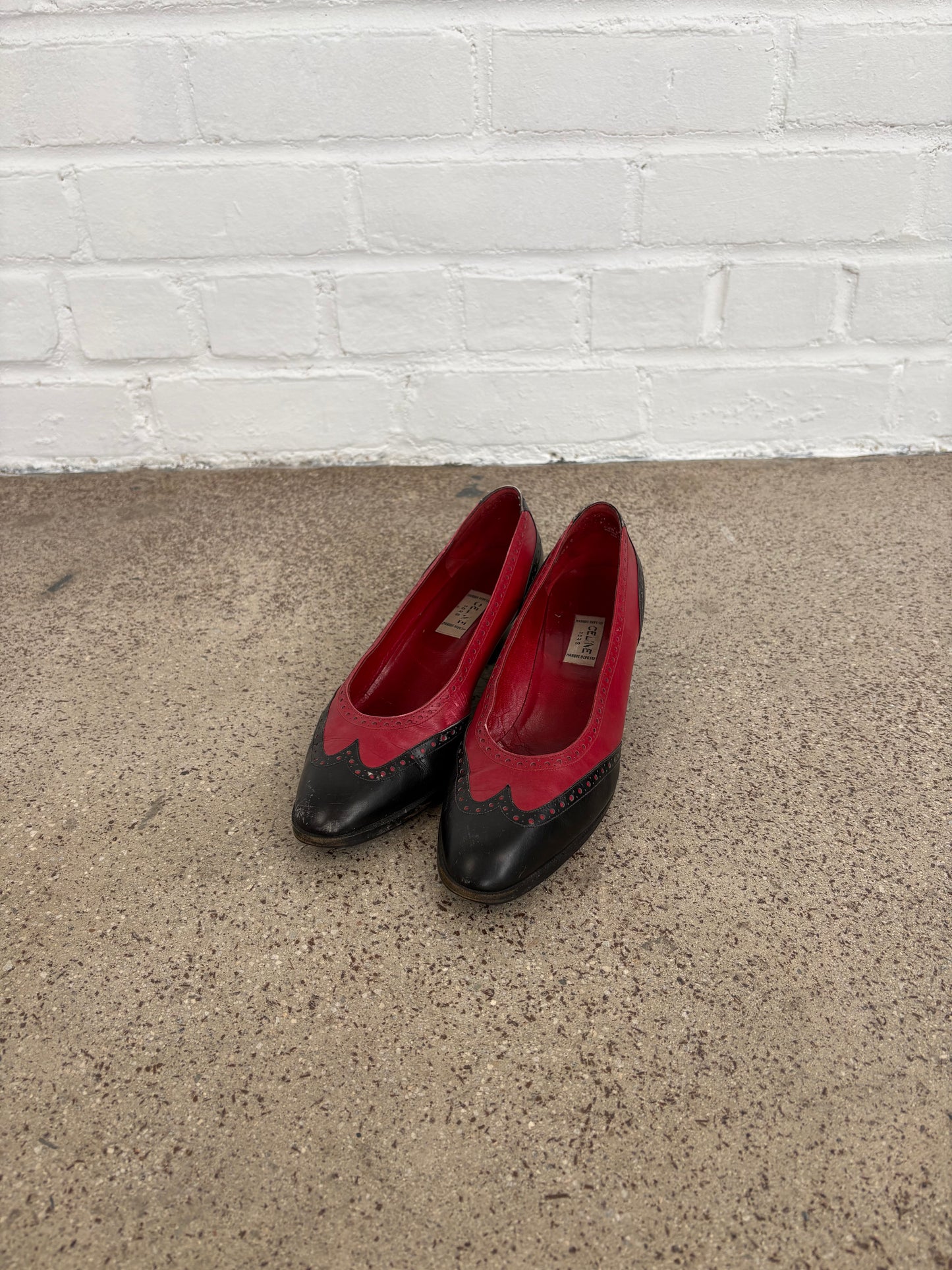Celine 1980's Perforated Heels