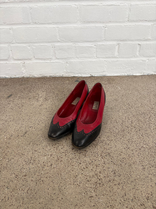 Celine 1980's Perforated Heels