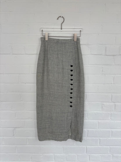 Chantal Thomass Linen Midi Skirt