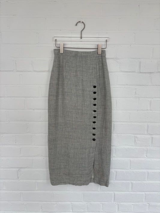 Chantal Thomass Linen Midi Skirt