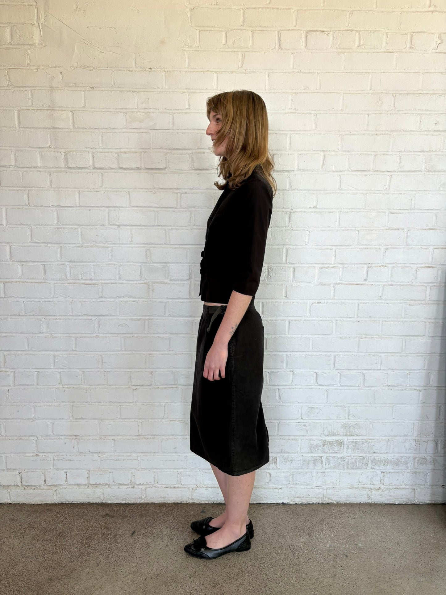 Agnés B Big Button Long Sleeve Shirt