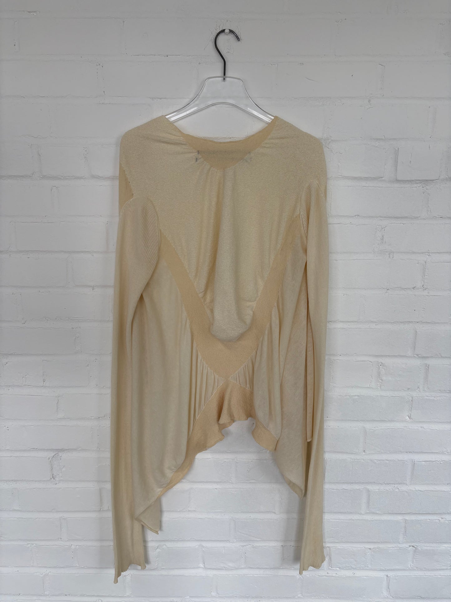 Rick Owens S/S 2007 White Cardigan