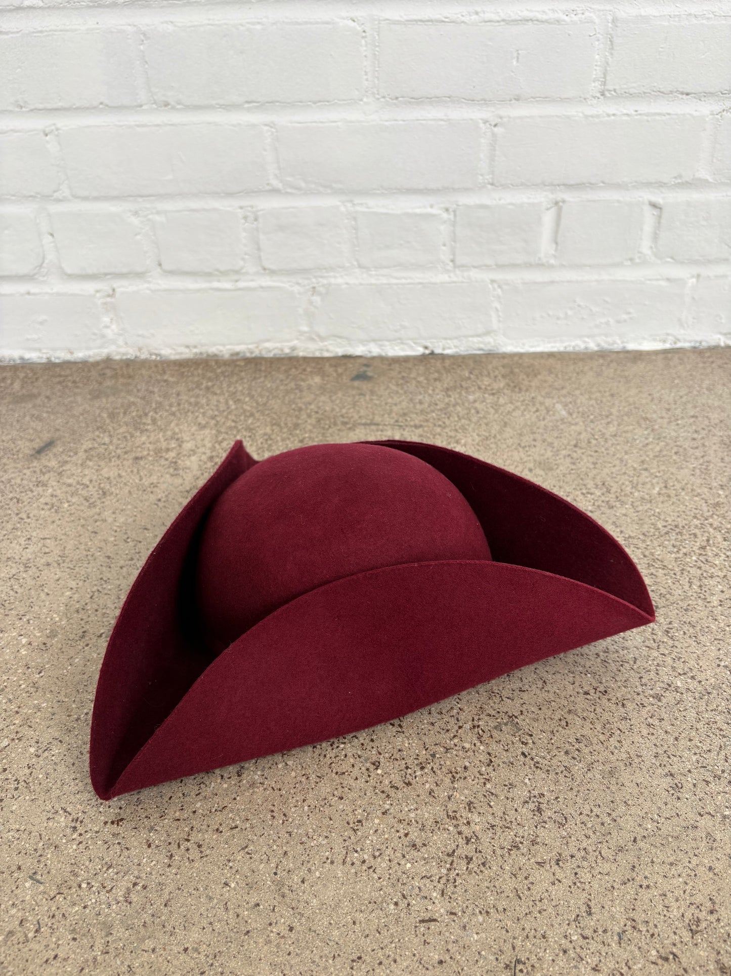 Agnes B Wool Tricorn Hat