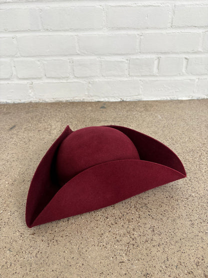 Agnes B Wool Tricorn Hat