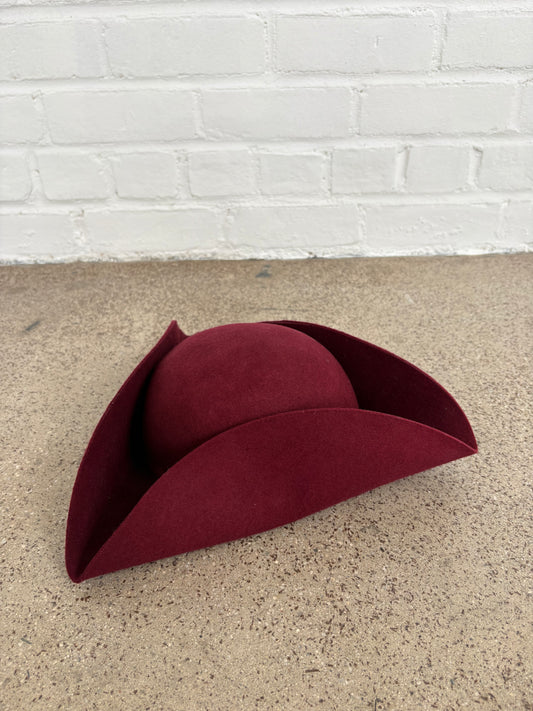 Agnes B Wool Tricorn Hat