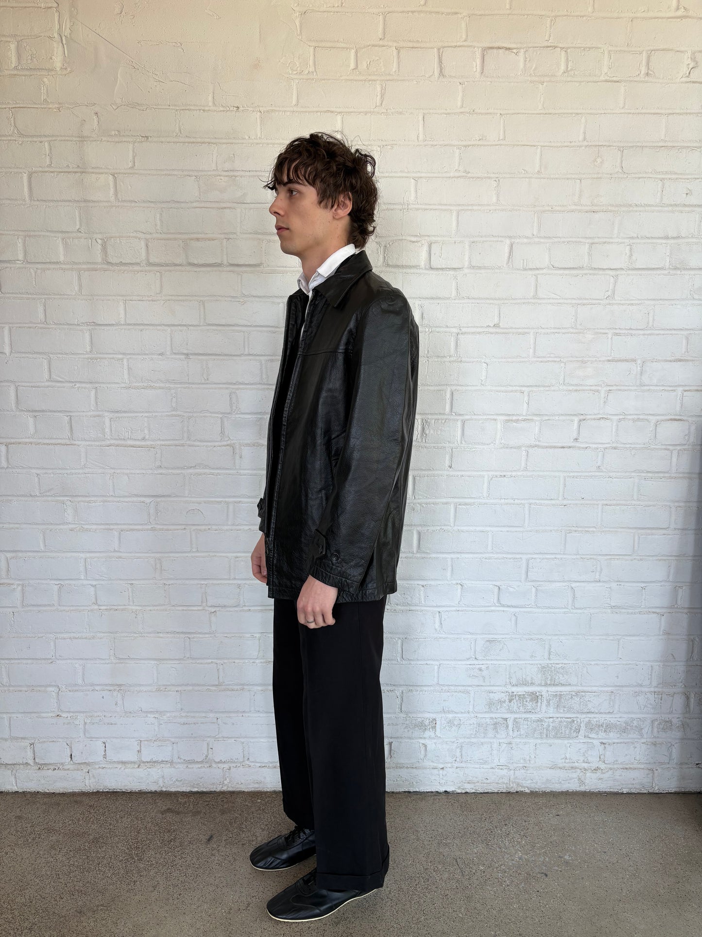 Yohji Yamamoto 1990's Double Zip Leather Jacket
