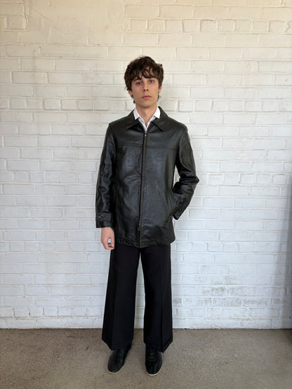 Yohji Yamamoto 1990's Double Zip Leather Jacket