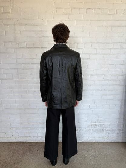 Yohji Yamamoto 1990's Double Zip Leather Jacket