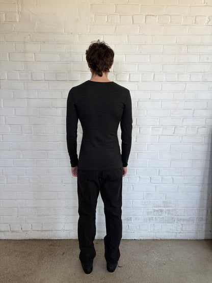 Yohji Yamamoto A/W 1991 Felt Patch Wool Jersey