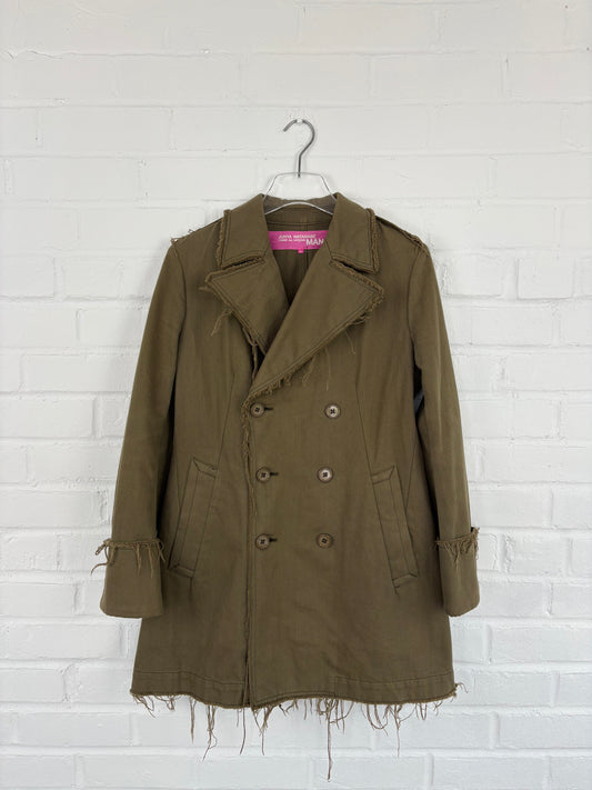 Junya Watanabe MAN 2003 Distressed Military Pea Coat