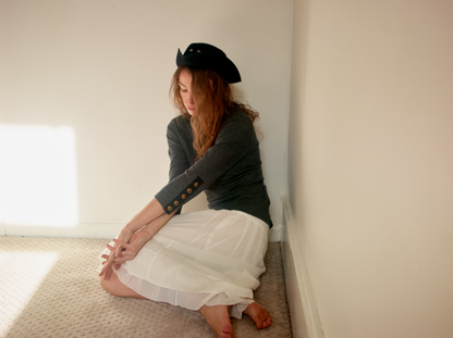 Tricot Comme Des Garçons 2011 A/W Wool Top with Buttoned Sleeves